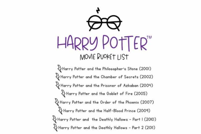 Harry Potter Movies List