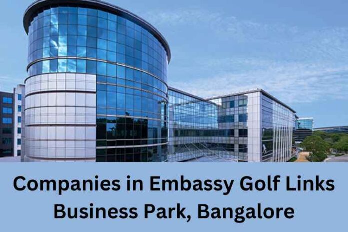 Companies in Embassy Golf Links Business Park