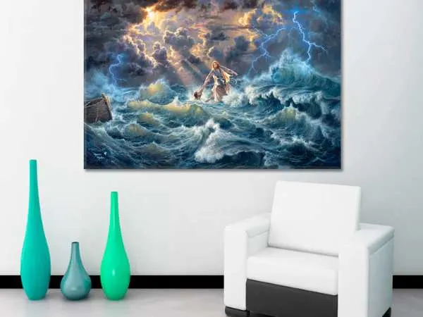 Christ of Saint John of the Cross Canvas Print