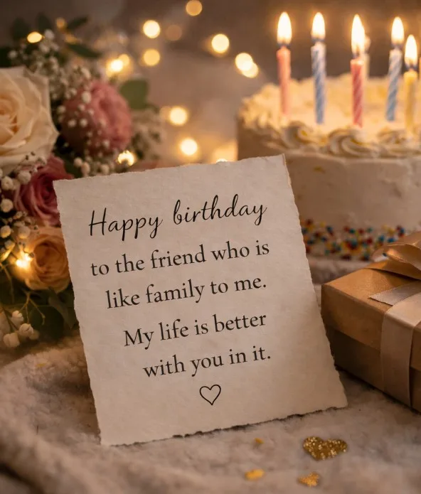 My parents like you more than they like me. Happy birthday to my extra sibling.