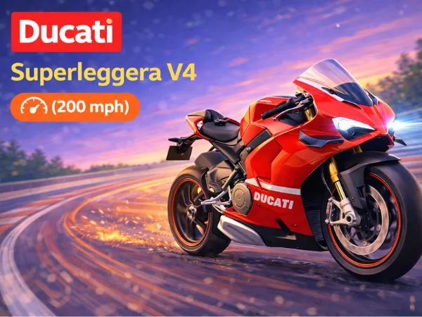 Ducati Superleggera V4 (200 mph)