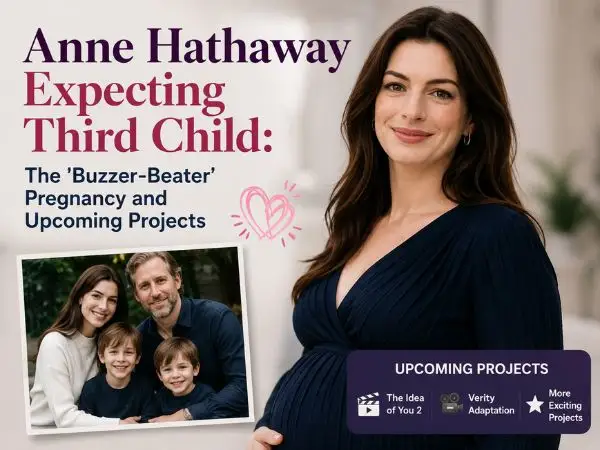 Anne Hathaway Expecting Third Child The Buzzer-Beater Pregnancy and Upcoming Projects
