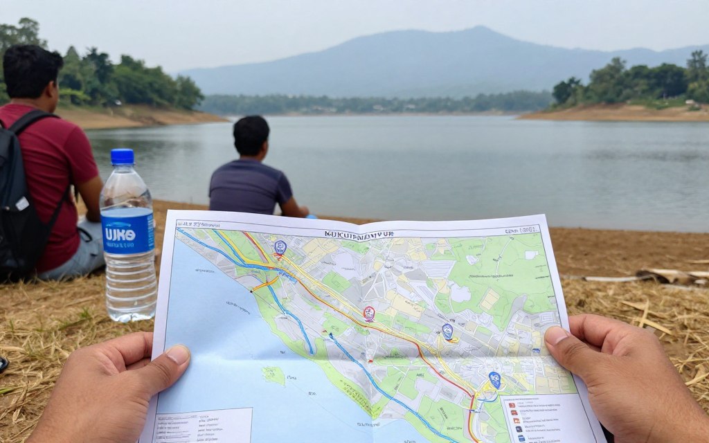 Two-day Mukutmanipur tour plan beside the reservoir
