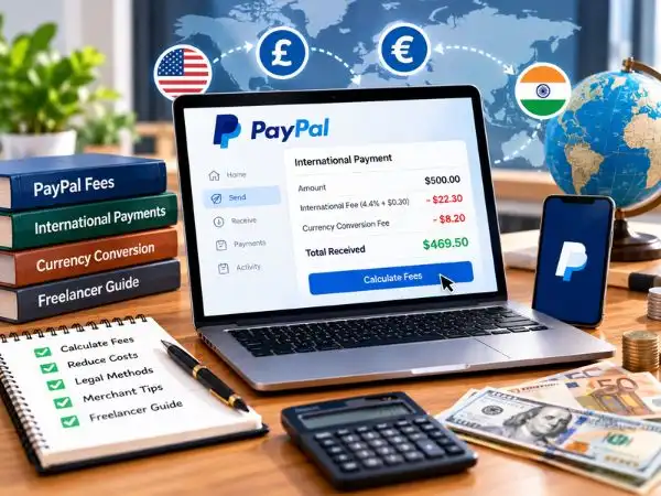 paypal goods and services fee calculator international