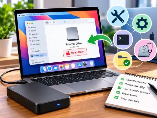external hard drive read only mac without formatting